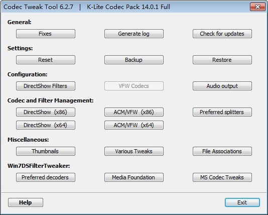 K-Lite Codec Pack64位17.8.5.0
